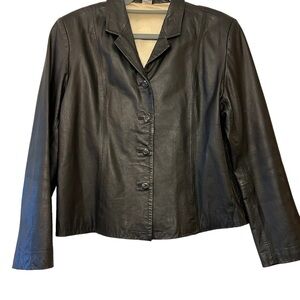 Leather jacket size M